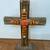 BEAUTIFUL VINTAGE SOUTHWESTERN WOODEN CROSS DECORATED WITH STONES 2 thumbnail