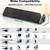SOULION R60 Bluetooth Computer Speaker  with LED Dynamic Light, Black 6 thumbnail