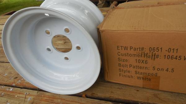 10" new trailer wheel 1