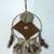 TWO VINTAGE DREAM CATCHERS DECORATED WITH FEATHERS, LEATHER, FIBER 4 thumbnail