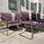 Cy Mann BRNO Modernist Chrome Dining Chairs 17 thumbnail