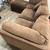 Brown Microfiber Sectional Sofa with Ottoman 1 thumbnail