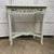Vintage carved solid wood painted console table 1 thumbnail
