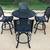 Patio Set Hanamint Bar Height 5 piece Outdoor Patio Furniture Bar Height Dining 13 thumbnail