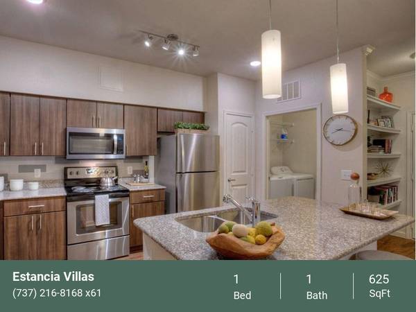 $953 / 1br - 625ft2 - Modern Amenities and Luxury at Estancia Villas! Your Today (Estancia Hill Country)63979116184835120