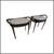 R&y Augousti Black Shagreen Side Tables, Pair 1 thumbnail