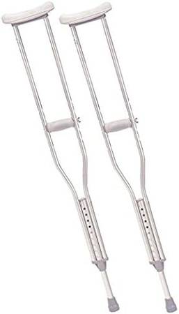 MEDLINE Aluminum Crutches (tall) 1