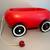 Vintage 1970s Little Tikes Rope Pulled Red Tike Wagon 20" Rare 2 thumbnail