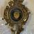 1940s Westwood Chadwick Brass Wall Clock Ornate French Rococo Style 6 thumbnail