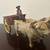 Antique cast iron ox wagon with driver 4 thumbnail