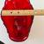 Mosser Glass Ruby Red Sleigh 9” long 13 thumbnail