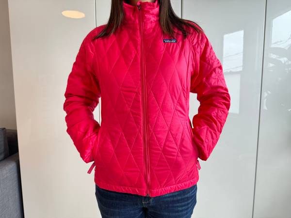 Patagonia Down Jacket Girls Size XL (14-16) Women Small Pink Puffer 1