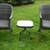 Two Quality Resin Wicker Chairs by Hampton Bay with square side table 1 thumbnail