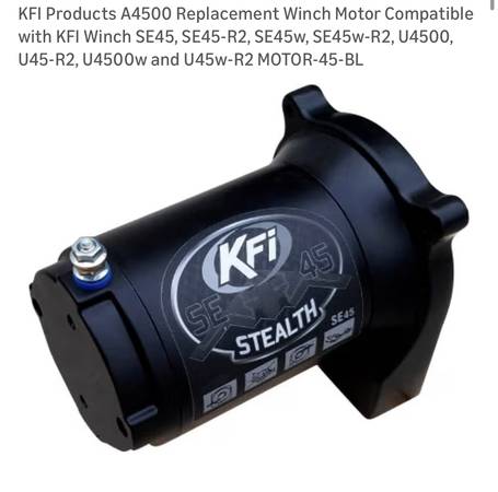 NEW KFI 4500 lb  Winch Motor 1