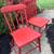 Pair of Vintage Wood Chairs 🪑 🪑-RUSTIC & Chippy!!  2/$40 or $25.00 each 2 thumbnail