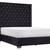 Homelegance Black Velvet Platform Bed Frame 12 thumbnail