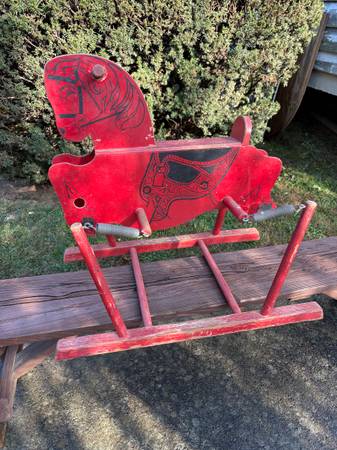 Vintage Children’s Bouncy Rocking Horse 1