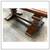 French Style Farmhouse Trestle Dining Table With Extension Leafs 9 thumbnail