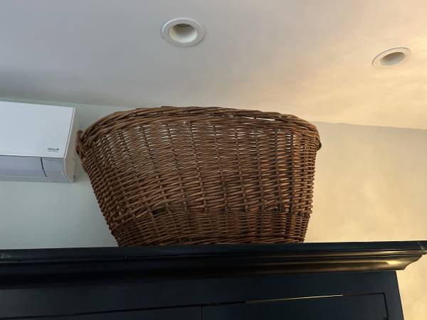 Huge antique basket 1