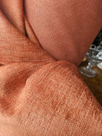Qualiry rust orange upholstery $20/yd 1