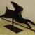 Pair of Large Metal Decorative Rabbits 3 thumbnail