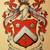 Vintage Hand Drawn & Painted Duval Coat of Arms Signed L.H.Kemper 2 thumbnail