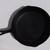 Cast Iron Pan, 10 3/16" Iron Skillet, 10 1/2" with double spouts, 7C 12 thumbnail