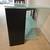 $40. Frost glass and black metal TV stand 2 thumbnail