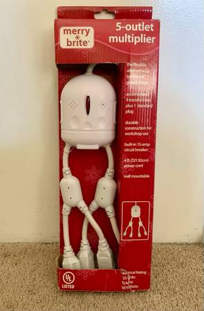 Brand New In Box - 5 Outlet Multiplier, 4 ft. 1