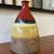 Portuguese Red/Yellow/Gray Large Ceramic Pottery Vase. 1 thumbnail