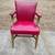 Square Back Upholstered Chairs Mid Century, 1Red, 1Turquoise $65 each 5 thumbnail