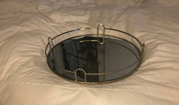 Mirrored serving tray - home decor 1