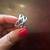 Size 6 Sterling Silver Wide Band with Wavy Designs 1 thumbnail