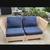Restoration Hardware Teak Sectional Corner Lounge Chairs/Loveseat 9 thumbnail