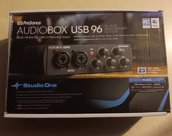 PreSonus AudioBox USB 96 25th Anniversary Edition with Studio One Arti 1