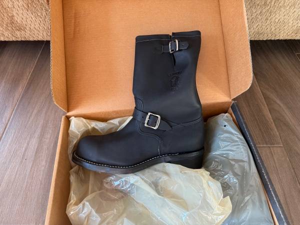 Chippewa Black Engineer Motorcycle Boots 11.5D Brand New Never Worn 1