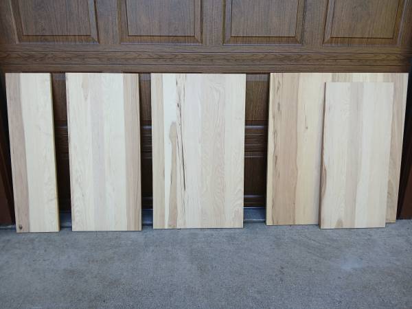 Wide Solid 3/4" thick Hickory 1