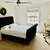 RH Queen Chesterfield Sleigh Bed BLACK 1 thumbnail