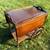 Beautiful Vintage Solid Wood Table with Fold Down Sides 15 thumbnail