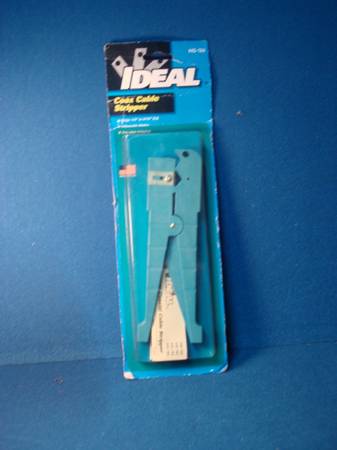 NEW IDEAL COAX CABLE STRIPPER 1
