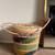 Large Multicolored Woven Basket with Lid and Handles 1 thumbnail
