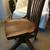 ANTIQUE Johnson Chair Co Swivel Desk Bankers Lawyers Cast Iron Oak 12 thumbnail