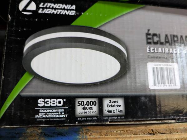 Lithonia Lighting OLCFM 1 -Light 11.75-in Gloss Bronze Outdoor 1