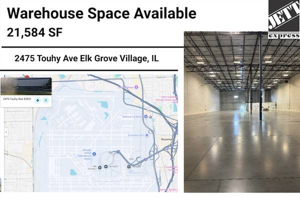 Title: 21,584 SF Warehouse for Lease Near O’Hare – Flexible Terms 1