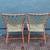 Set of 2 Vintage Pink Solomon Color Brown Jordan Tamiami Patio Chairs 9 thumbnail