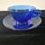 teacup & saucer, cobalt blue 2 thumbnail