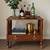 Heritage Henredon Solid Wood Cocktail / End Table with Drawer & Brass Casters -  8 thumbnail