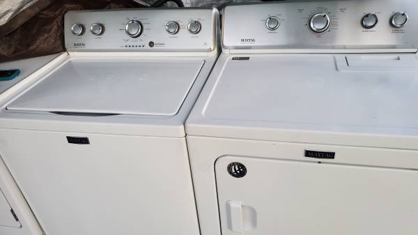 Like New Maytag Technology Washer Dryer Electric 220v Set 1