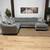 Gray 3-Piece Sectional (Delivery Available) 6 thumbnail