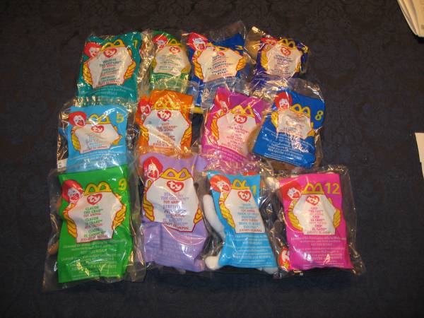 1999 McDonald's Teenie Beanie Baby Lot 1